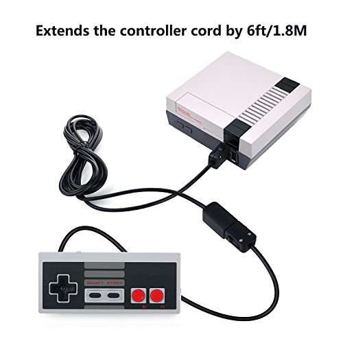 image for YCCTEAM SNES Classic Controller Extension Cable 1.8M/6ft (2-Pack), Ext