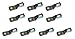 (10 pcs) 8 GAUGE 8 AWG X 3/8 in TINNED COPPER CABLE LUG BATTERY WELDING CABLE CONNECTOR TERMINAL