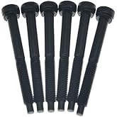 Dopro Stainless Steel Tremolo Bridge Saddle Mounting Screws Guitar String Lock Screws and Locking Nut Screws for FR Black