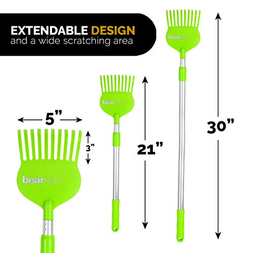 Bearbark Scratcher Extendable Long Reach Scratching & Grooming Brush