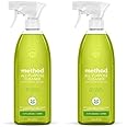 Method All-Purpose Cleaner Spray, Lime + Sea Salt, Plant-Based and Biodegradable Formula Perfect for Most Counters, Tiles, Stone, and More, 28 oz Spray Bottles, (Pack of 2)