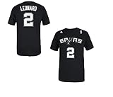San Antonio Spurs Kawhi Leonard Adidas Black T Shirt