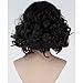 Angelaicos Men's Short Black Wig