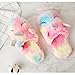 Anddyam Kids Family Cute Cat Household Anti-Slip Indoor Home Slippers for Girls and Boys (Little Kid (3-4 Years), Unicorn Pink)