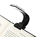 Clip On Book Light Reading Light USB Rechargeable Reading Lamp Eye Care Double As Bookmark Flexible with 4 Level Dimmable for Book eBook Reading in Bed, Kindle, iPad(Black)