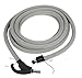 LifeSupplyUSA 35ft Washable Knitted Hose Sock Cover Replacement for Central Vacuum Cleaner with Application Tube - Protects Walls, Floors, & Furniture