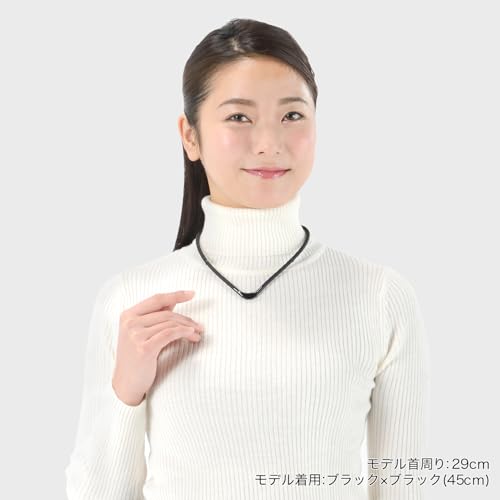 ファイテン(phiten) RAKUWA磁気チタンネックレス メンズ レディース【肩こり】【首こり】【こり改善】【こりの緩和】【 血行改善】 シリコーン素材 汗や水に強い スポーツシーンに 就寝時使用可能 独自技術「アクアチタン」を素材に採用 リラックスサポート