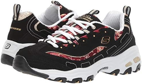 skechers d lite red