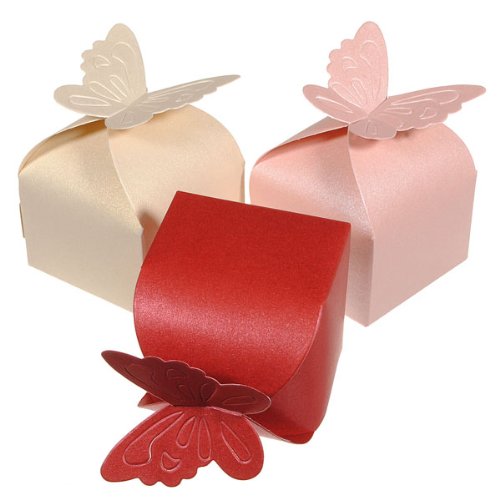 Butterfly Pattern Wedding Party Gift Candy Box.