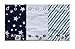 Bodysuit Extenders 3 Different Size Snaps, Blue Set