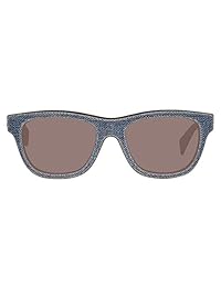 Diesel Denim Wayfarer anteojos de sol en azul denim Dl0111 92 N 52