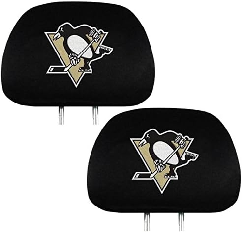 Headrest Cover Official National Hockey League Fan Shop Authentic NHL (Pittsburgh Penguins)