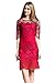 Tuliplazza Women's Floral Embroidery Tulle Lace Cocktail Prom Party Dress