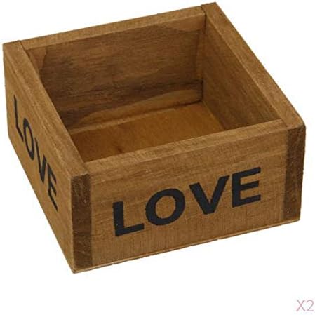 Maceta De Plantas De Cactus Suculentas De Madera Antigua, Caja De ...