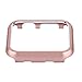 Metal Bumper Case Protective Cover Aluminum Alloy Edge Frame Guard (NOT Screen Protector) Compatible with Apple Watch 38mm Series 3 2 1, Rose Gold