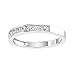 1/4ctw Diamond Channel Wedding Band in 10k White Gold or Yellow Gold