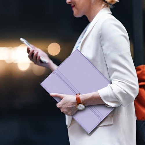 Bettdow Case with Keyboard for Samsung Galaxy Tab S10 Lite/S10 FE 10.9 Inch 2025, Detachable Spanish Ñ Keyboard with Case for Galaxy Tab S10 FE/Tab S9 FE 10.9 Inch/Tab S9 11 Inch, Purple