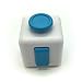 Maggift Fidget Cube Dice toy Stress Cube relieve Anxiety (White-Blue)