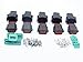 CNKF 5 Sets DT 8 Pin black male and female auto Waterproof Electrical Wire Connector Plug DT06-8S DT04-8P