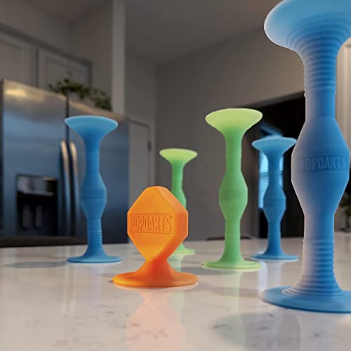 Popdarts Original Game Set (Blue and Green) Indoor, Outdoor Suction