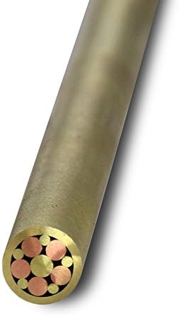 Mosaic - USA KMS Mosaic Pin for Knife Handle 1/4" x 11" Brass #103-1
