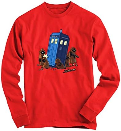 Found Some Spare Parts Doctor Who Tardis Star Wars Jawas Long Shirt