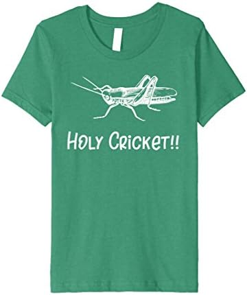 unisex-child Holy Cricket!  Funny Cricket T-Shirt 12 Kelly Green