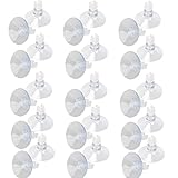SLSON 30 Pack Aquarium Suction Cup Clips Airline Tube Holders Clamps Fish Tank Hose Holder Clips for 3/16 Air Line Tubing