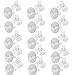 SLSON 30 Pack Aquarium Suction Cup Clips Airline Tube Holders Clamps Fish Tank Hose Holder Clips for 3/16 Air Line Tubing