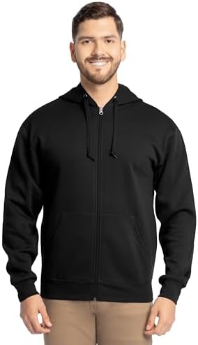 Gildan 18600 Zip Fleece Sweatshirt,Medium,Sport Grey at Amazon