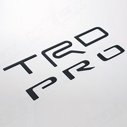 Nox Lux 2015-2017 Tundra TRD Pro Matte Black Logo Bed Inserts - Single Kit