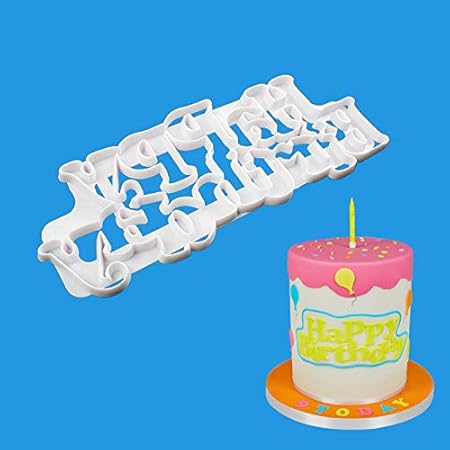 Stampo Per Biscotti A Forma Di Lettera Di Buon Compleanno Con Scritta In Lingua Inglese Happy Birthday Lingua Italiana Non Garantita Amazon It Casa E Cucina