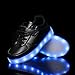 CIOR Kids Boy and Girl's 11 Color LED PU Sneakers Light Up Flashing Shoes,103,01,32