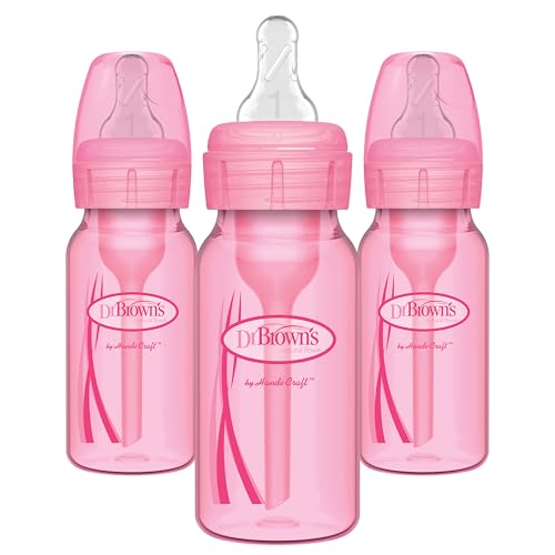 Dr. Brown's Anti-Colic Options+ Baby Bottles Pink 4oz