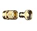 GORILLA EASY CONNECT Garden Hose Quick Connect Fittings with Ball Valve. ¾ Inch GHT Solid Brass.