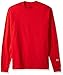 Champion Men's Athletic Men's Classic Jersey Long Sleeve Graphic T-Shirt, Red, Lg