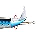 Seaknight Topwater Fishing Lure 13g 3.54in/ 19g 4.33in/ 39g 5.11in Fishing Floating Rotating Tail Bait Freshwater Saltwater Bass Lures