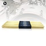 Scout Products 5A Drumsticks, 8 Pairs, Maple