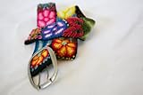 Handmade Embroidered Wool Belt - Medium - Fair Trade