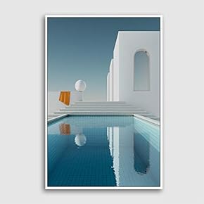 Framed Canvas Wall Art for Living Room, Bedroom Colorful Corridor Canvas Prints for Modern Home Decoration Ready to Hang - 16"x24" inches