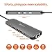 MKDGO 9 in 1 USB C Hub Type C PD Adapter with 4K HDMI RJ45 Ethernet USB 3.0/2.0 3.5mm Mic Audio Jacket MicroSD SD Card Slot