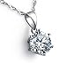 Shally Women's Platinum Plated Pearl Necklace Imitation Pearl & Crystal Pendant Necklace