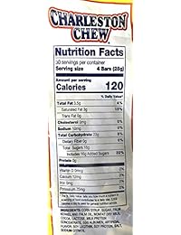 Charleston Vanila Chews Candy, Individual Wrapped, Small Snack Size Bars - 2LB