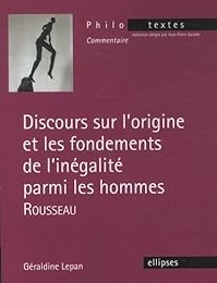 " Discours sur l'origine et les fondements de l'inégalité parmi les hommes", Rousseau