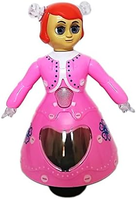 JAYAS COLLECTIONS Princess Dancing Doll with music - pink