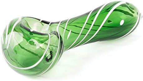 Handmade Newest Glass pipe4.4 Long (Green)