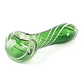 4.4 Inch-Pipe Newest Glassworks Handmade Style Glass (Green)