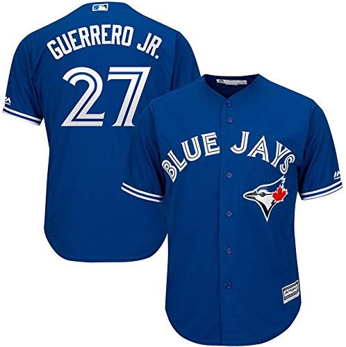 YQSB Personalized Jersey Shirt Baseball Toronto Blue Jays #27 Guerrero Jr. Baseball uniform
