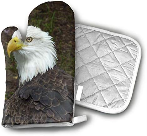 GUYDHL Unisex Oven Mitt and Pot Holder for Bald Eagle Finger Spinner Hand Fidget Spinner Finger Toy Smooth Metal Bearing Great for Stress Reducer Boredom Anxiety Focusing ADD ADHD Autism - 2 Pair