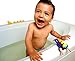 Bath tub & Pool Toys and 1 Bouncy Ball by JA-RU. Windup Boat and Diver JARU. A3